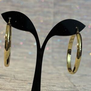 Elegant Gold Hoop Earrings